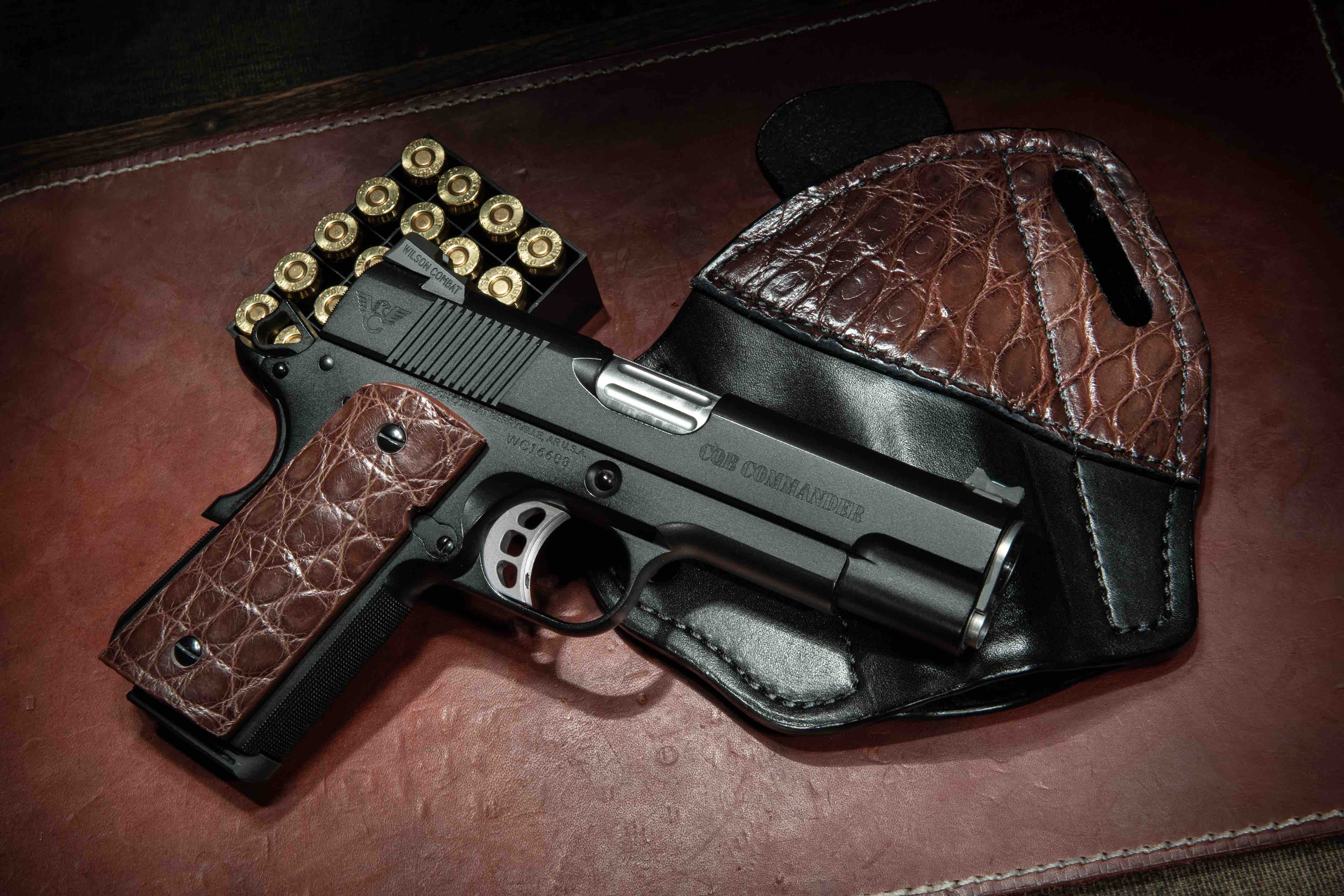 ロッド BPgrip (Leather Gun Grip) ZIB GRIPS Colt 1911 Handmade Genuine Leather Grip Dc.01