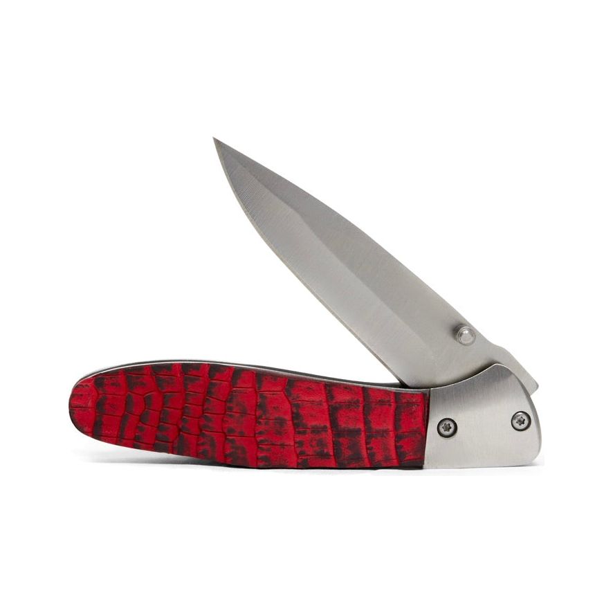 Custom Alligator Pocket Knife