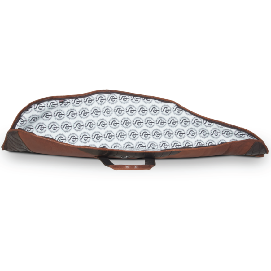Brown Bison Leather Rifle Case