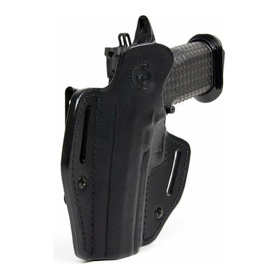 black leather conceal carry holster