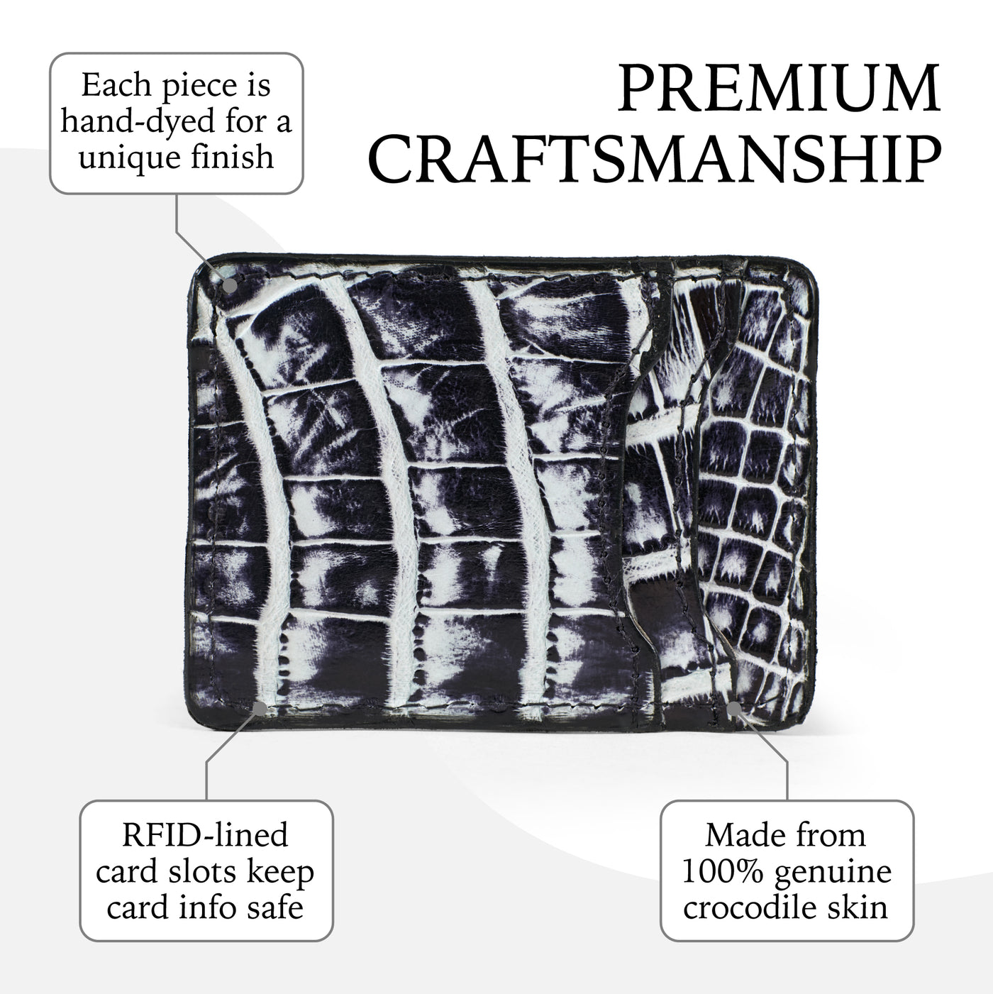 Crocodile Leather wallet