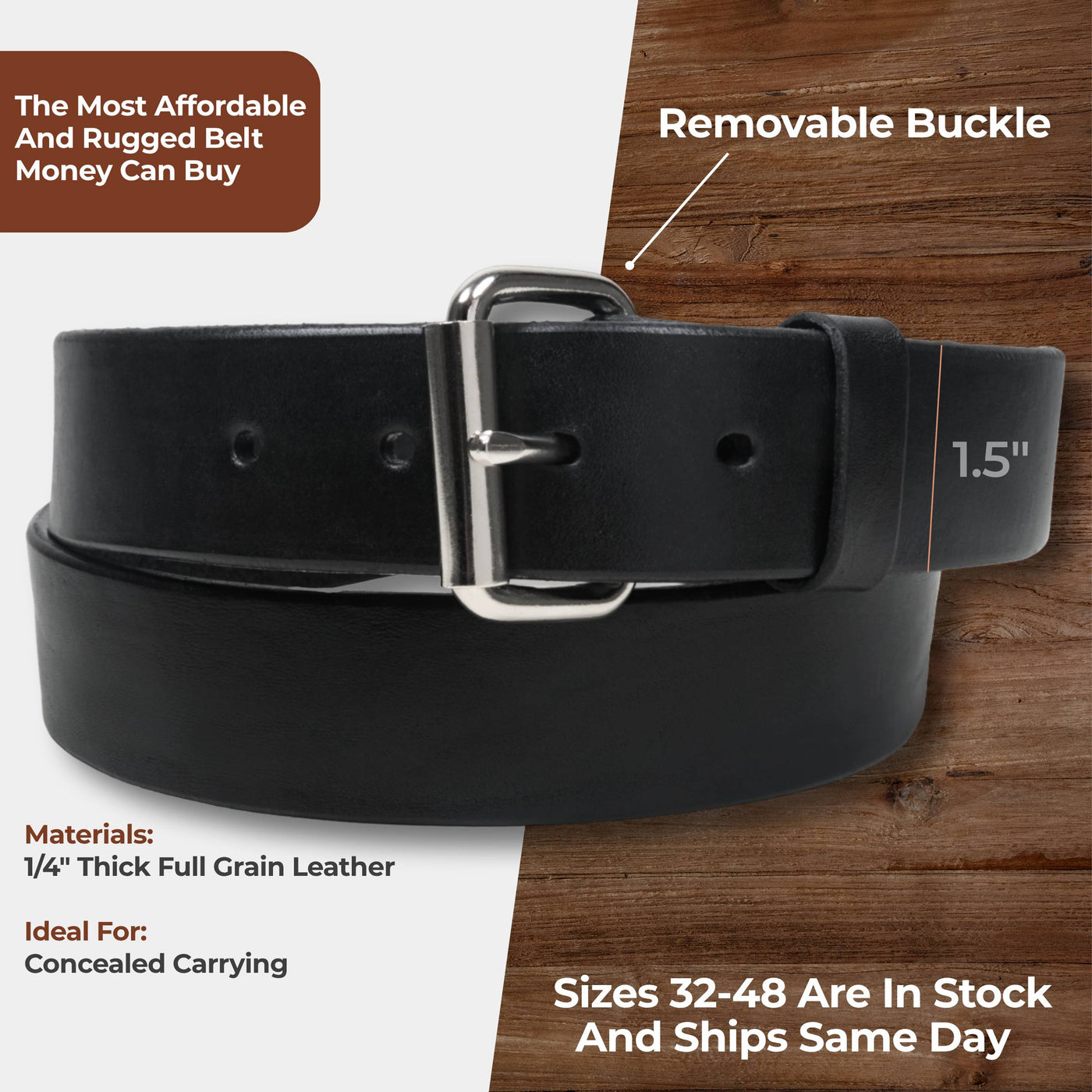 best leather gun belt