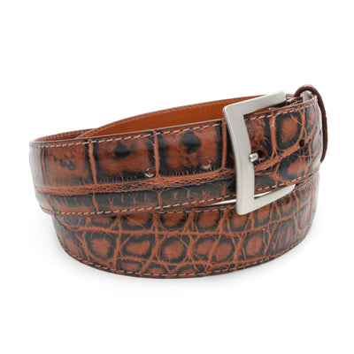 genuine mens alligator belt