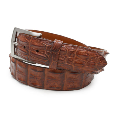 Mens Hornback Crocodile Belt