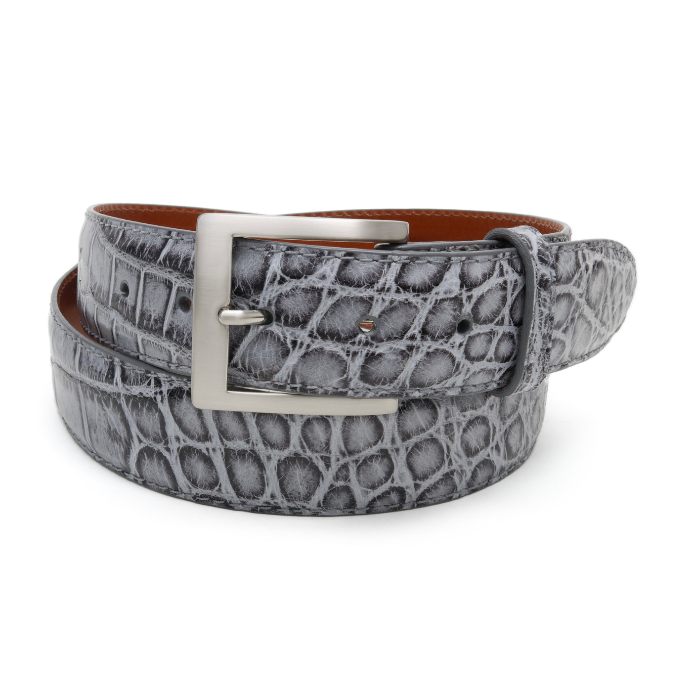 real alligator skin belt