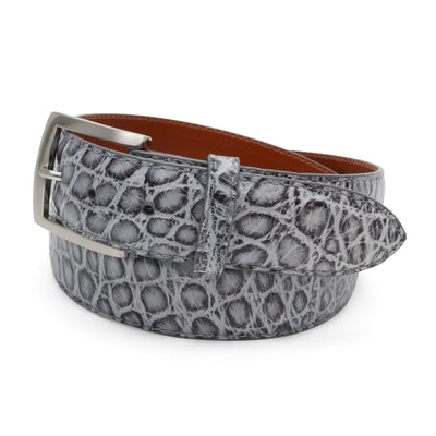 mens alligator skin belt