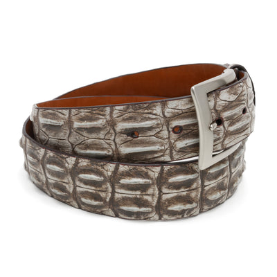 Real Hornback Crocodile Belt