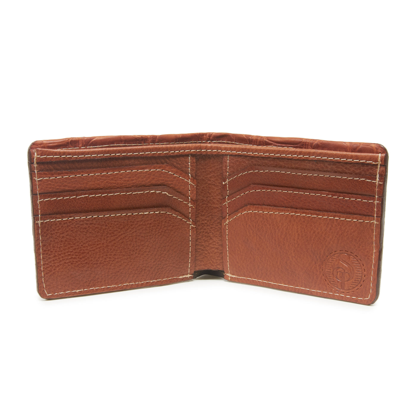 genuine alligator bifold