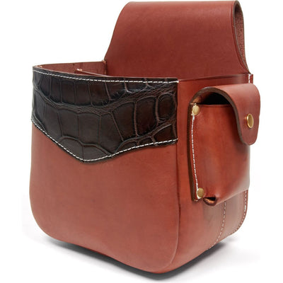 alligator double shotgun shell bag