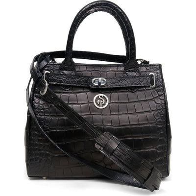 black alligator purse