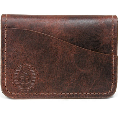 brown bison front pocket wallet