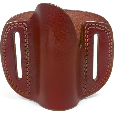 brown leather shotgun holster