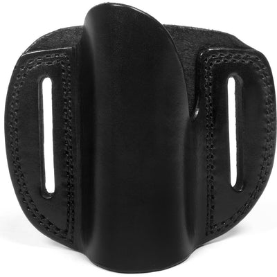 black leather shotgun holster