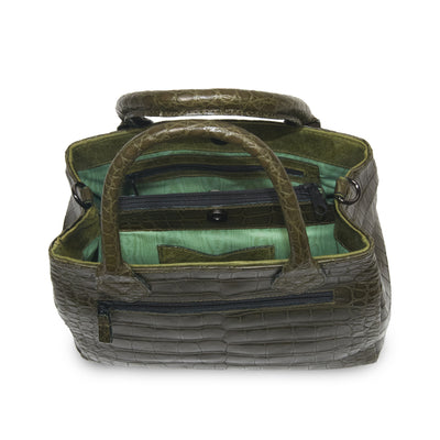 alligator handbag