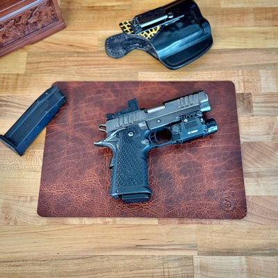 leather gun mat for gun