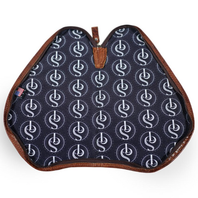 Bison and alligator pistol case