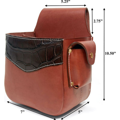 large alligator shotgun shell bag