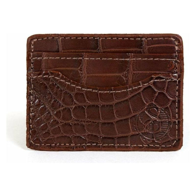 Brown crocodile wallet