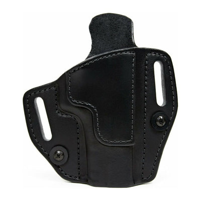 black leather holster