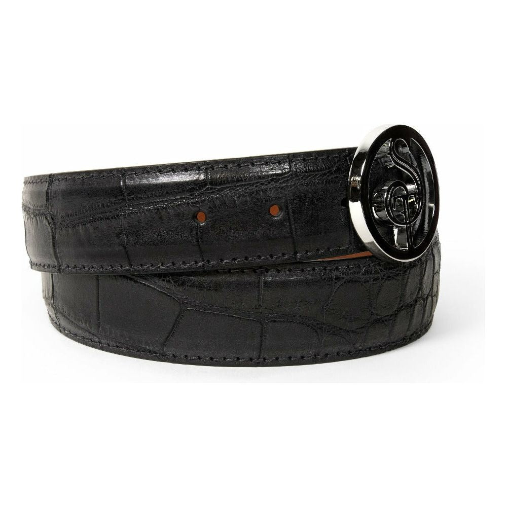 black alligator belt for men