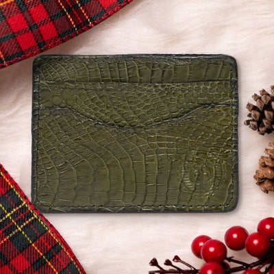 alligator front pocket wallet