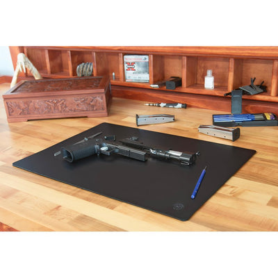 leather gun mat