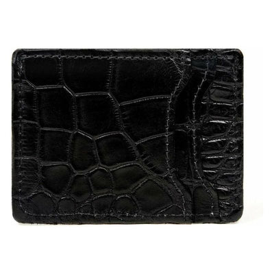 black alligator wallet for men
