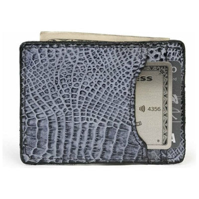 Alligator front pocket wallet for men