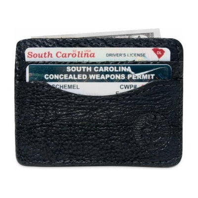 black shark skin wallet