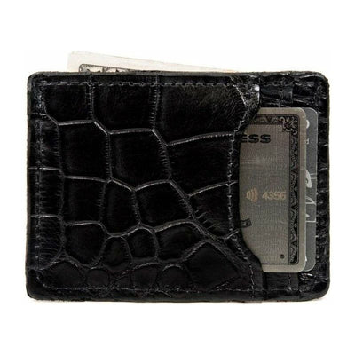 Black crocodile wallet