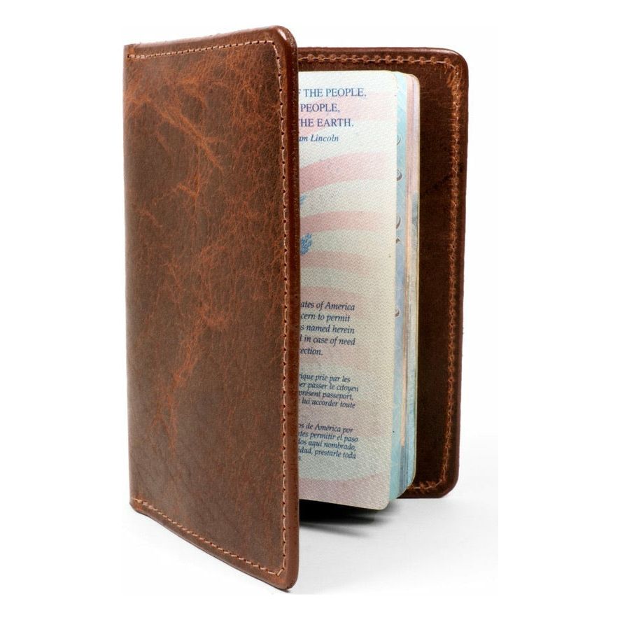 leather passport holder