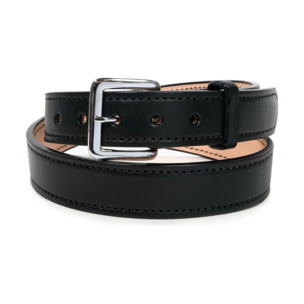 Black Leather Gun Belt