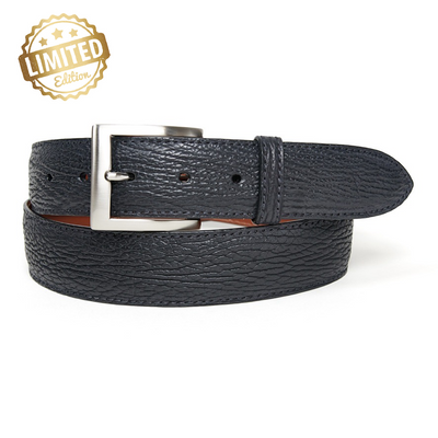 black shark skin belt