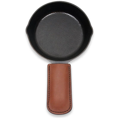 Leather skillet handle cover