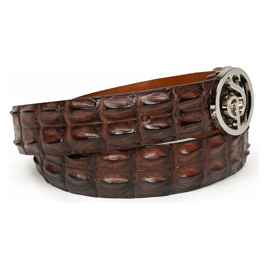 Brown hornback belt