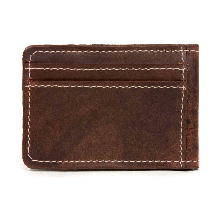 leather money clip wallet