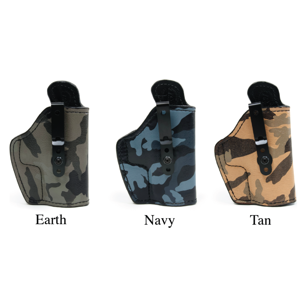 camouflage leather holster for IWB