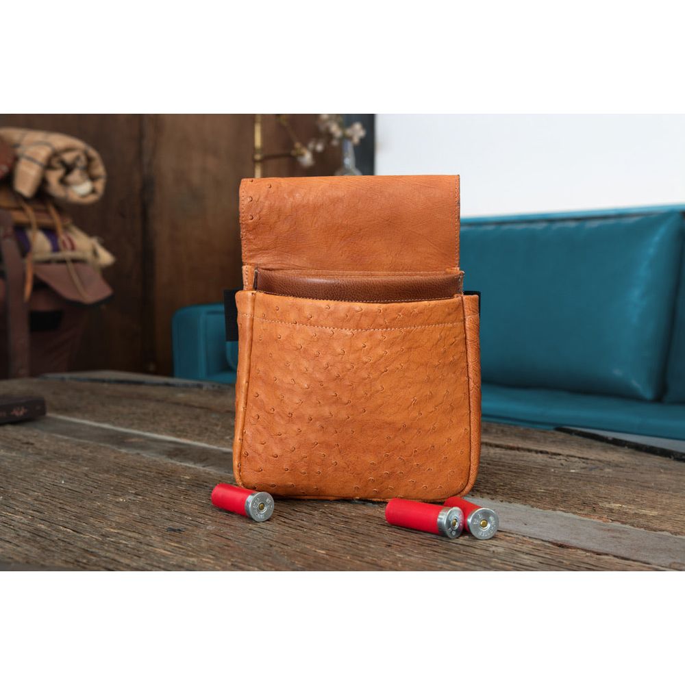 leather shotgun shell holder bag