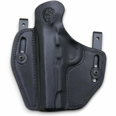 black leather IWB holster