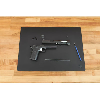 leather gun mat