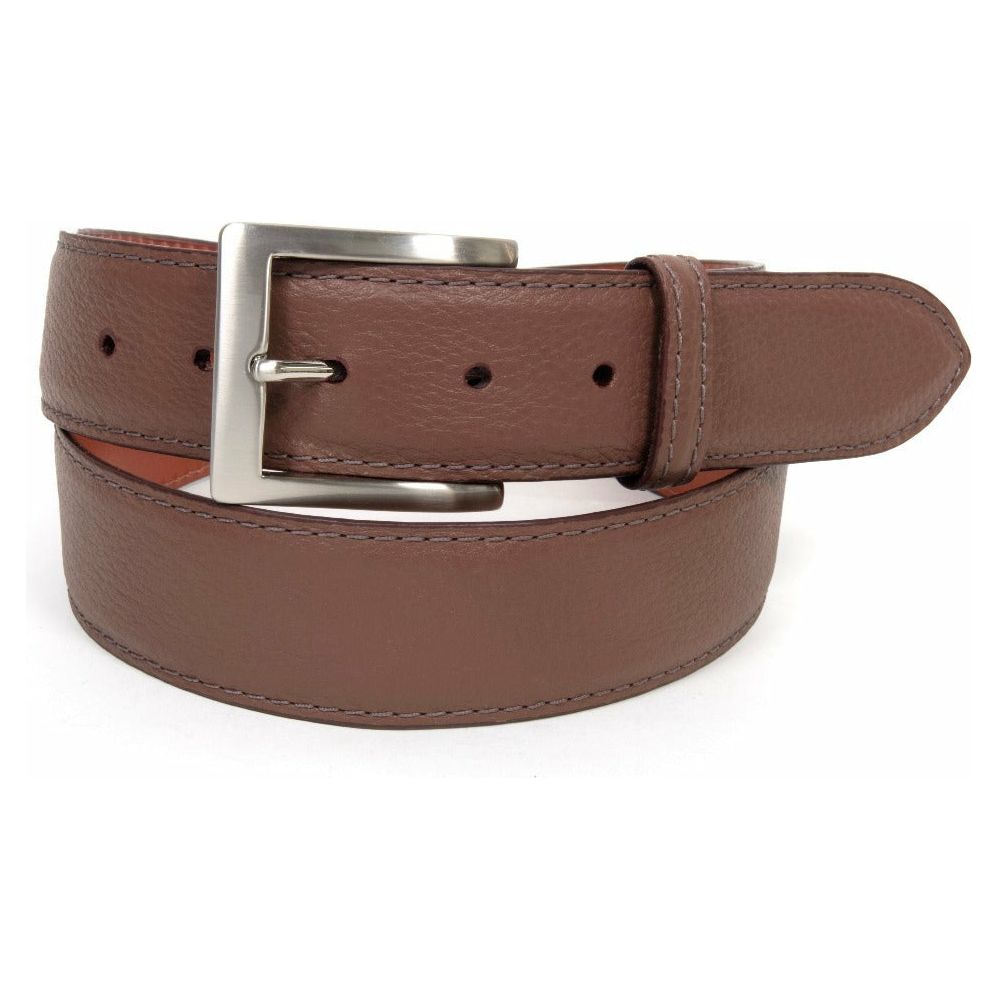 brown leather dress belt