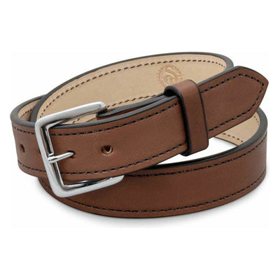 Brown leather gun belt