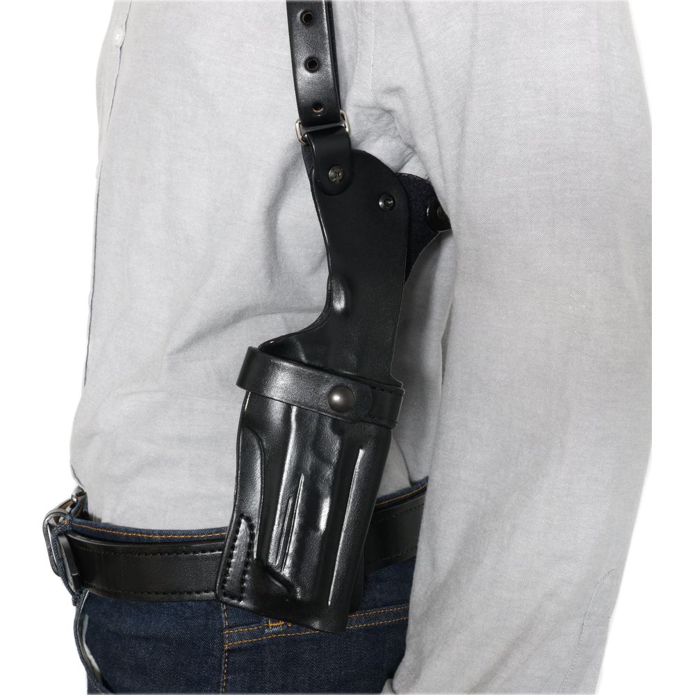 leather vertical shoulder holster