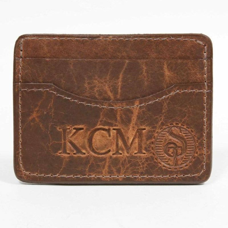 custom leather wallet