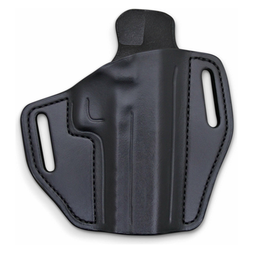 Open carry leather holster for staccato